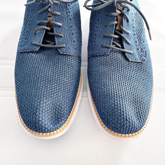 Cole Haan OrignalGrand Knit Navy Oxfords - Picture 3 of 7